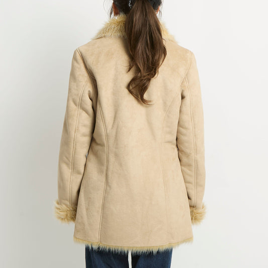 Faux Fur Afghan Jacket - UK 10