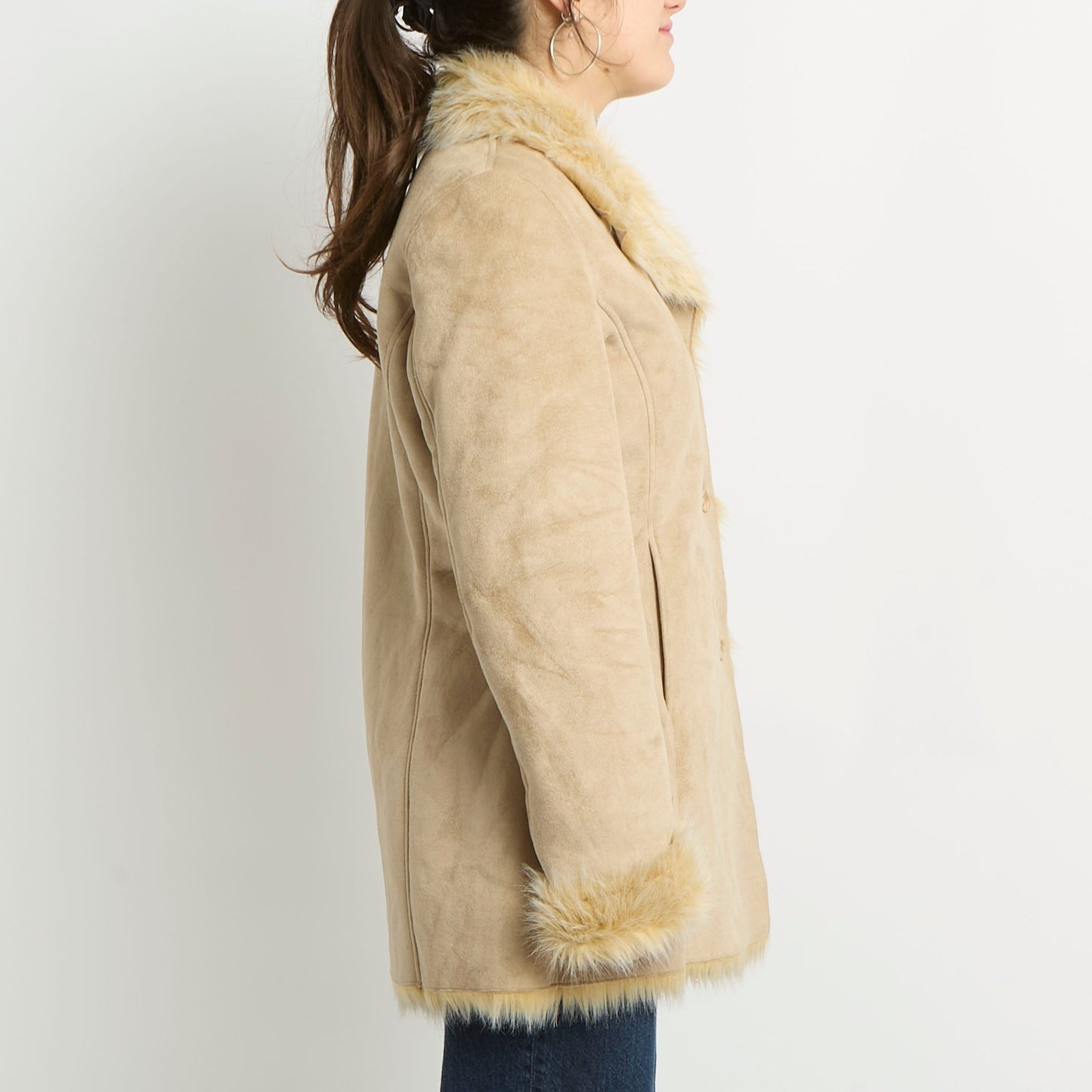 Faux Fur Afghan Jacket - UK 10