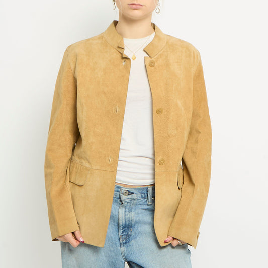 Italian Suede Blazer Jacket - UK 12