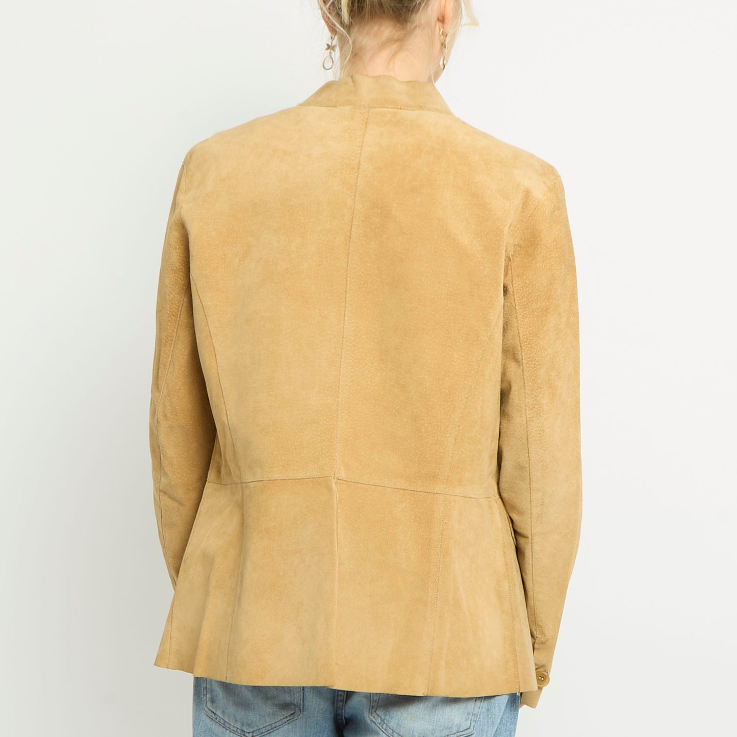 Italian Suede Blazer Jacket - UK 12