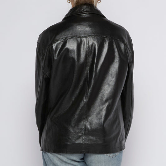 Vintage Leather Jacket - UK 12