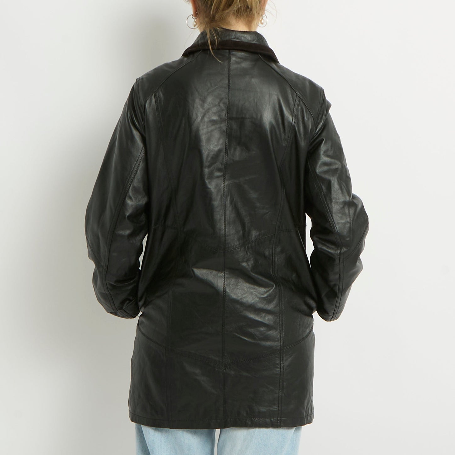 Leather Trench Coat - UK 12