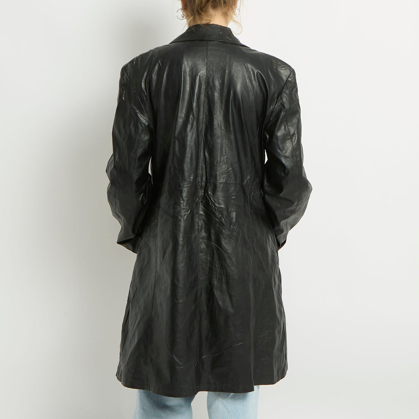 Leather Trench Coat - UK 12