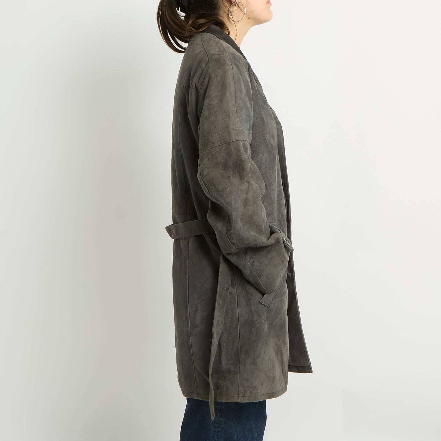 Belted Suede Jacket - UK 12