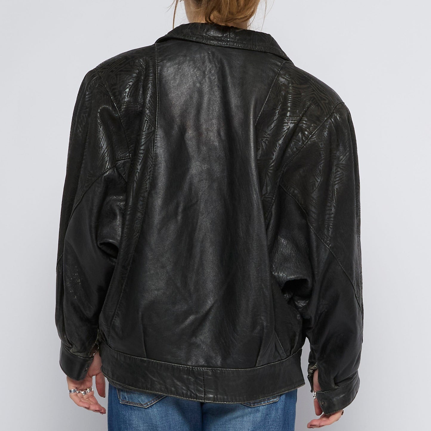 Vintage Leather Jacket - UK 14