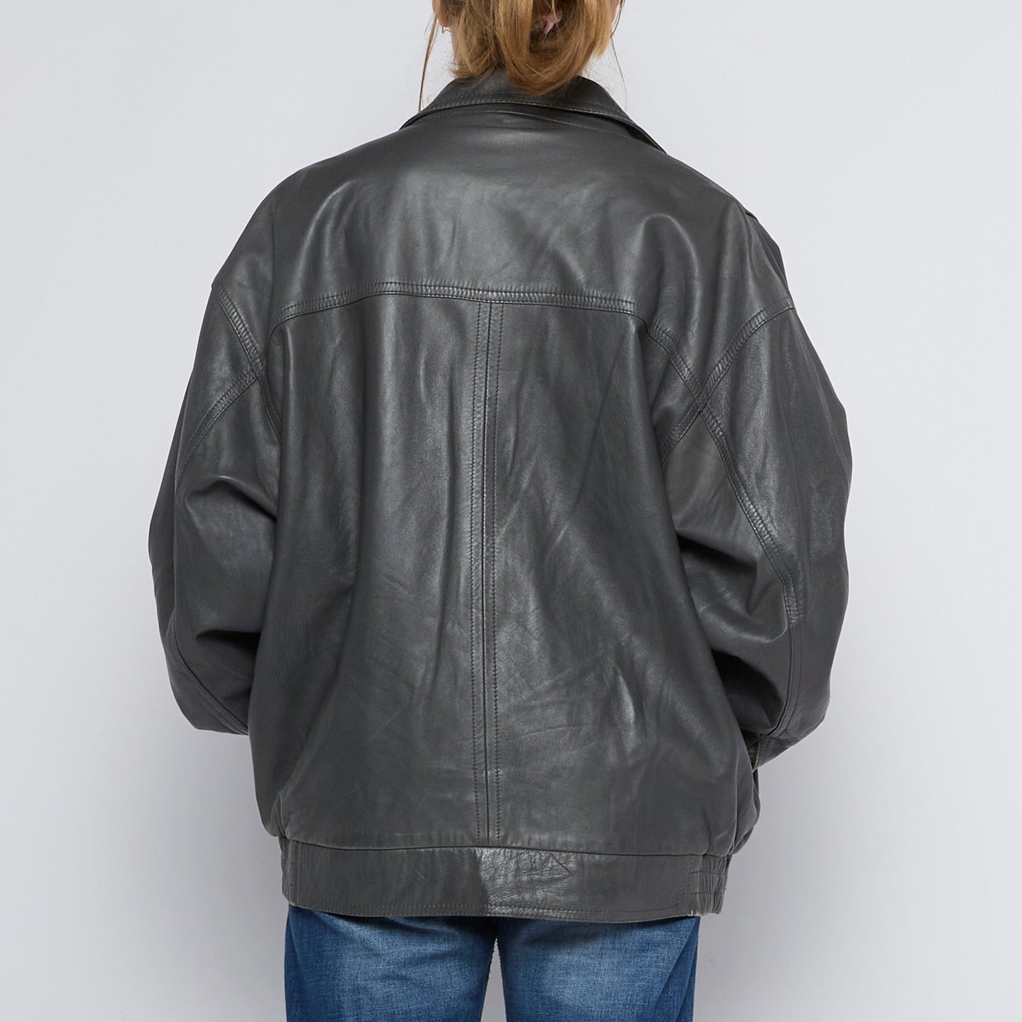 Vintage Leather Jacket - UK 14