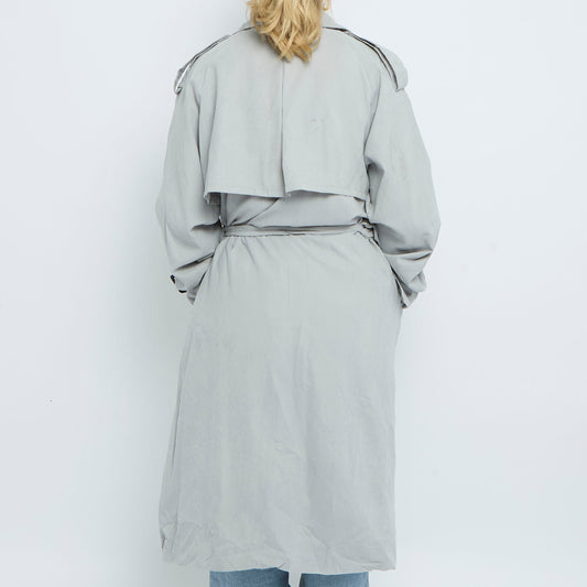 Belt  Double Layered Trench Coat - UK 14