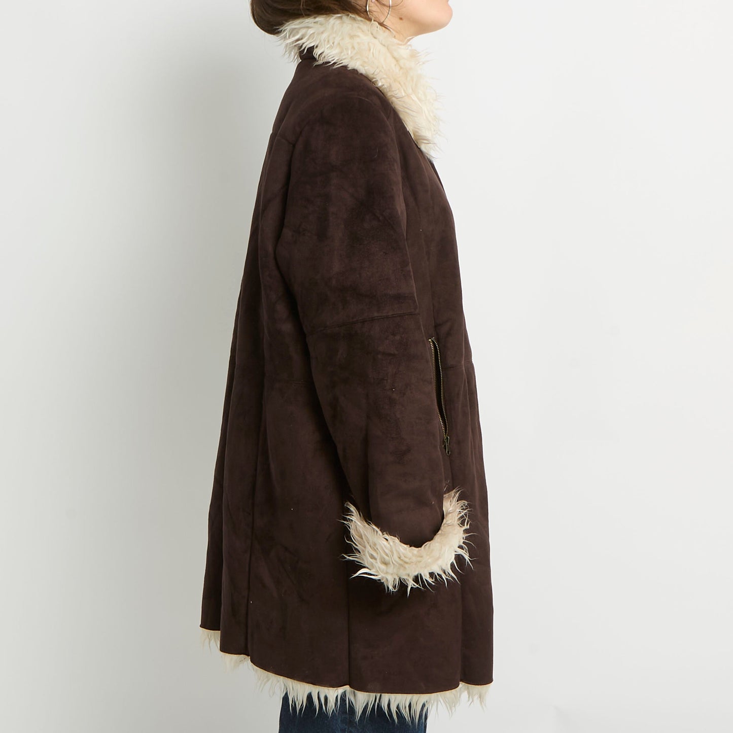 Suede Afghan Jacket - UK 16