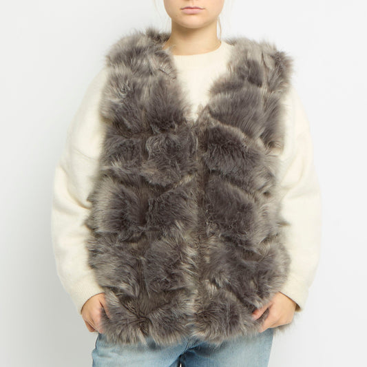 Faux Fur Gilet - UK 16