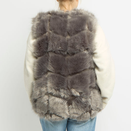 Faux Fur Gilet - UK 16