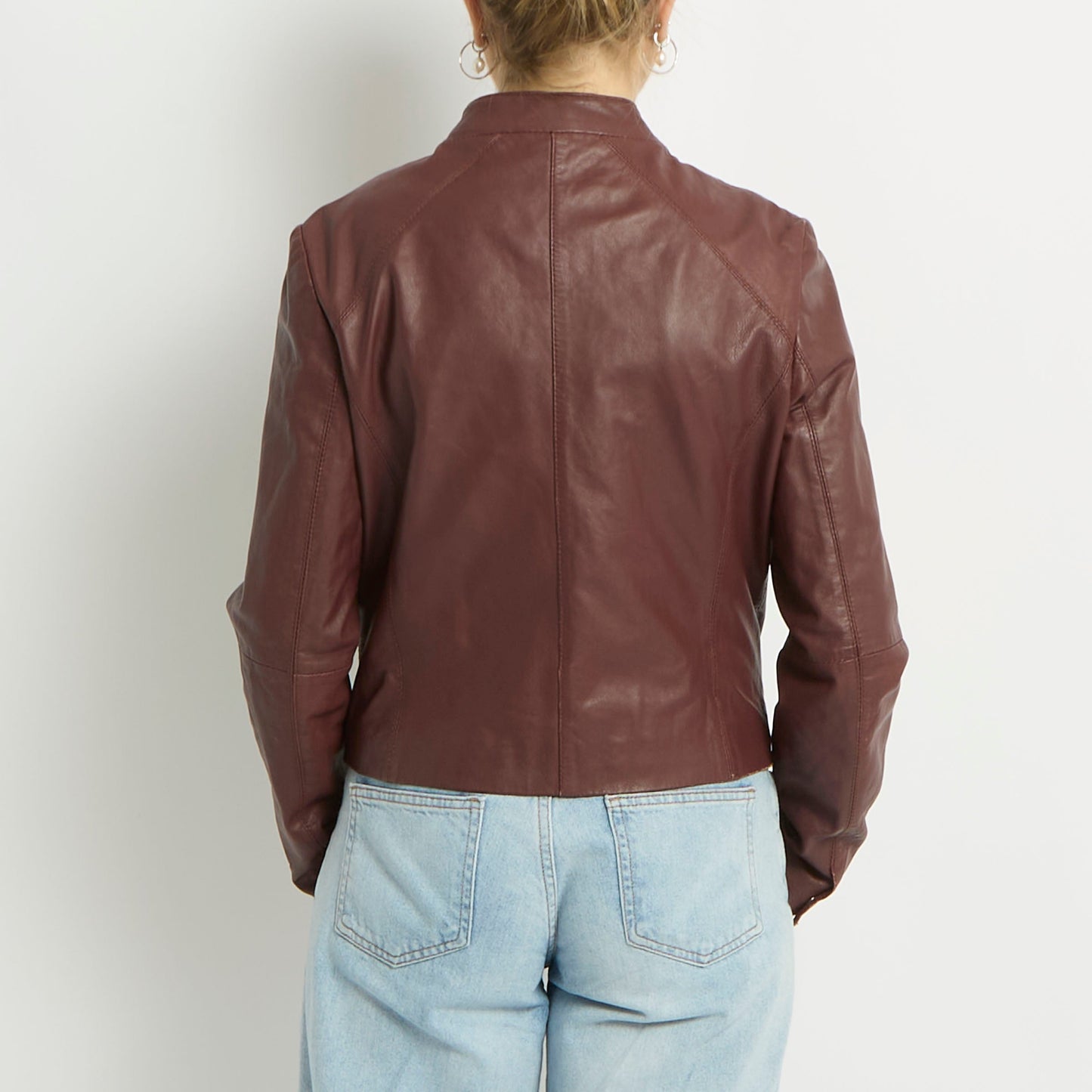 Leather Biker Jacket - UK 6