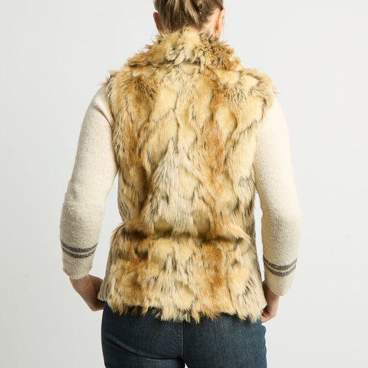 Duffle Detail Fur Gilet - UK 8