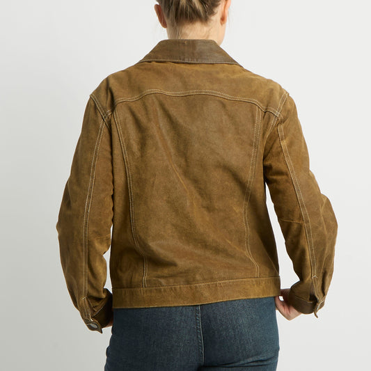 Suede Shirt Jacket - UK 8