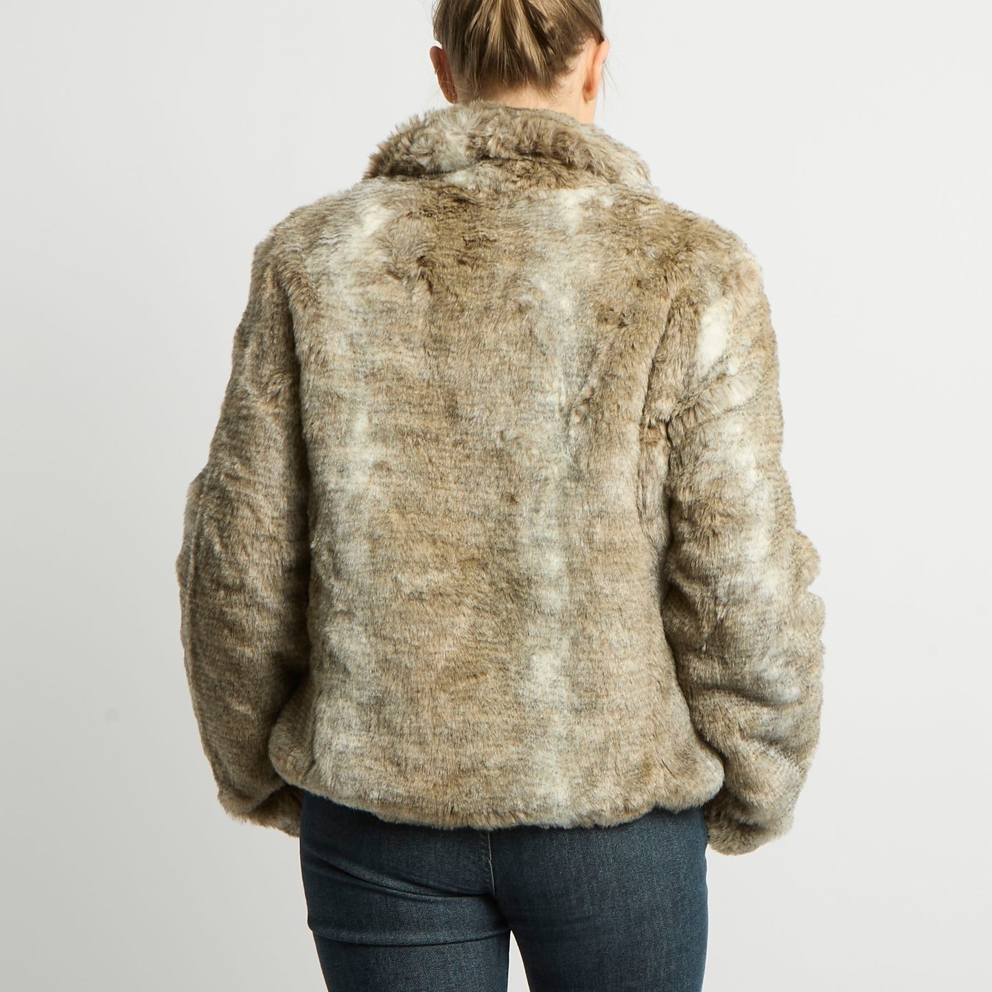 Faux Fur Jacket - UK 8