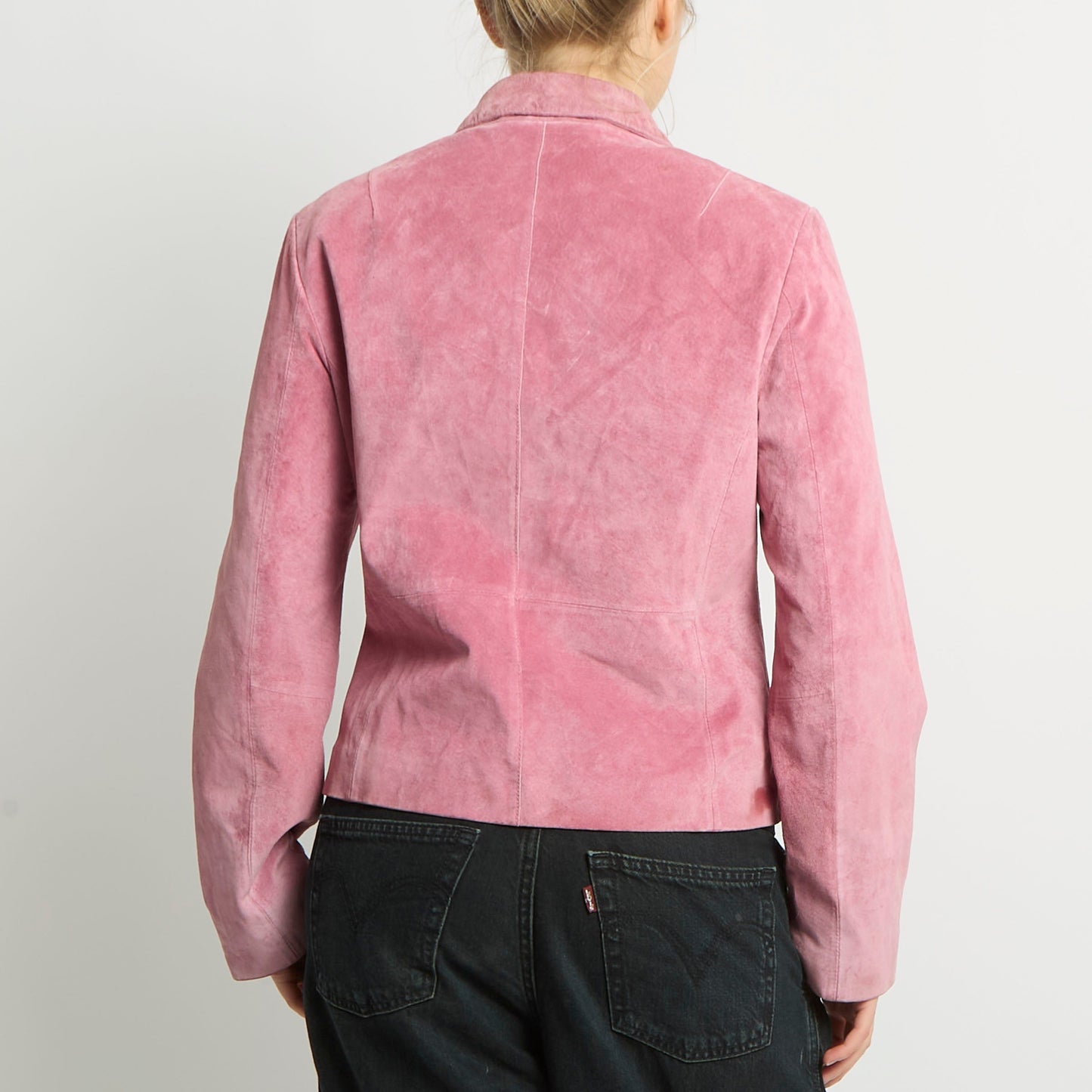 Suede Racer Jacket - UK 8