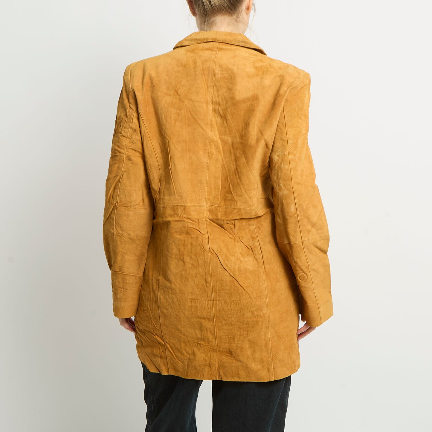 Suede Trench Coat - UK 12