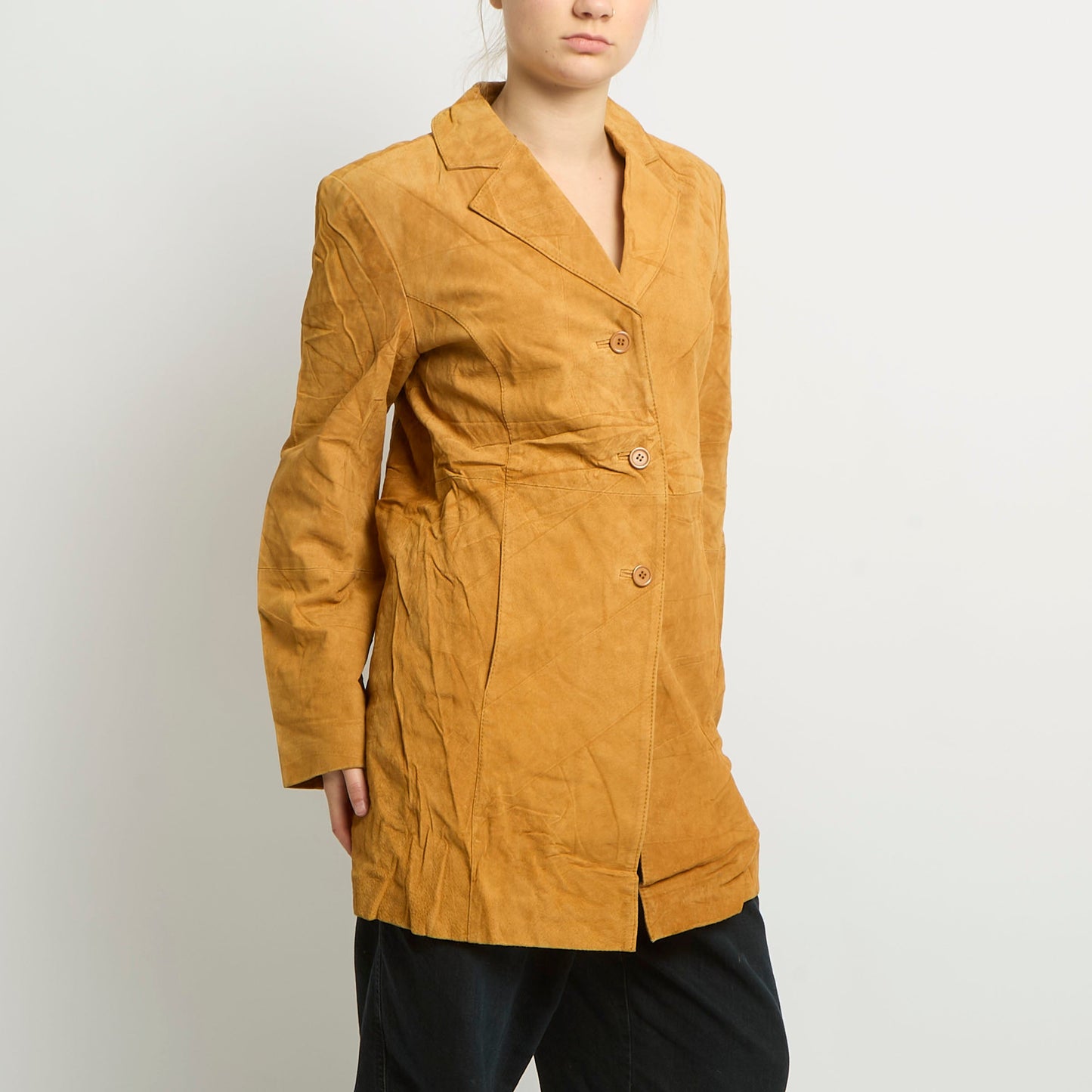 Suede Trench Coat - UK 12