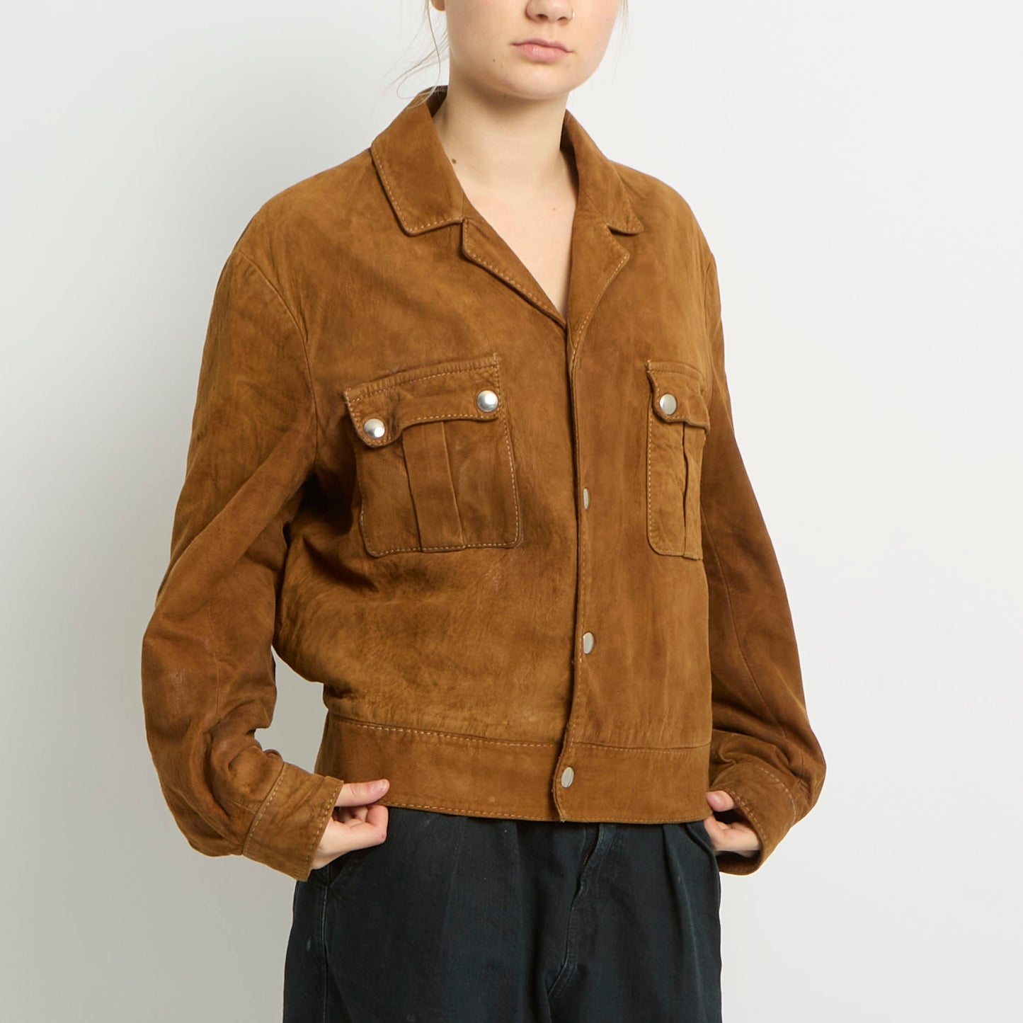 Suede Chore Jacket - UK 16