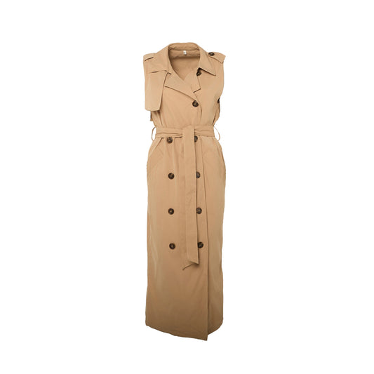 Unbranded Sleeveless Trench Coat - L