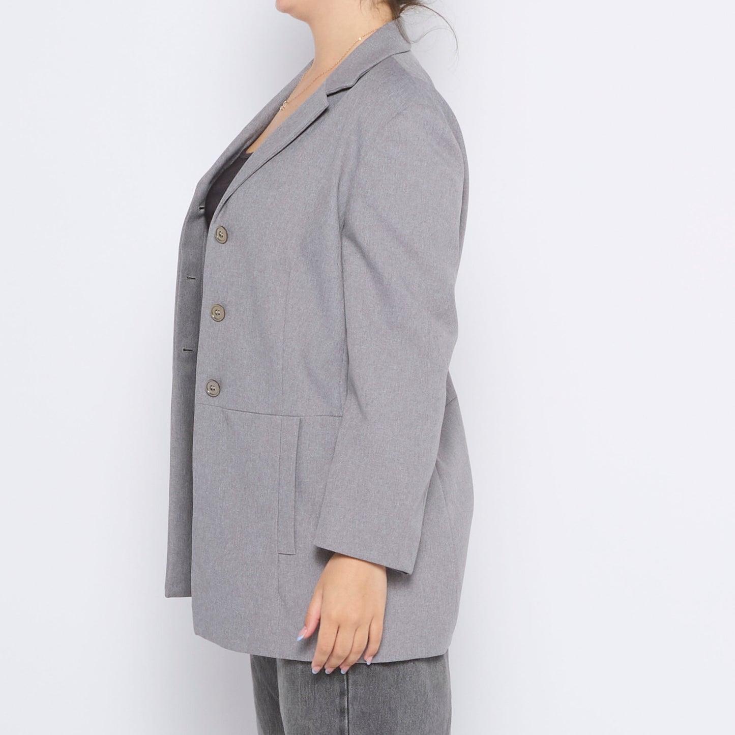 3 Button Blazer - L