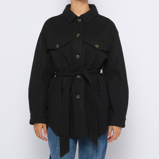 Zara Pocket Detail Trench Coat - M