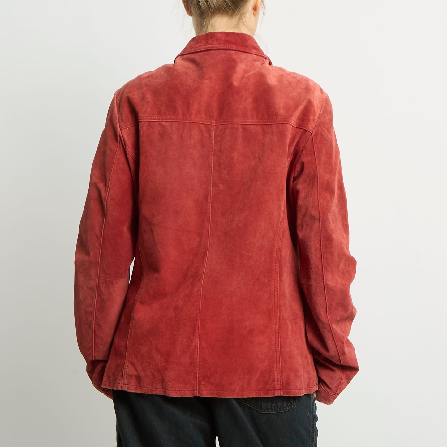 Suede Biker Jacket - UK 12