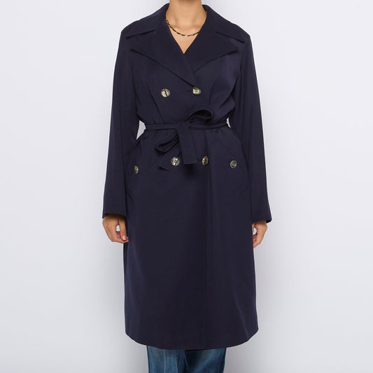 Double Breasted Trench Coat - S