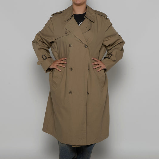 Double Breasted Trench Coat - XL