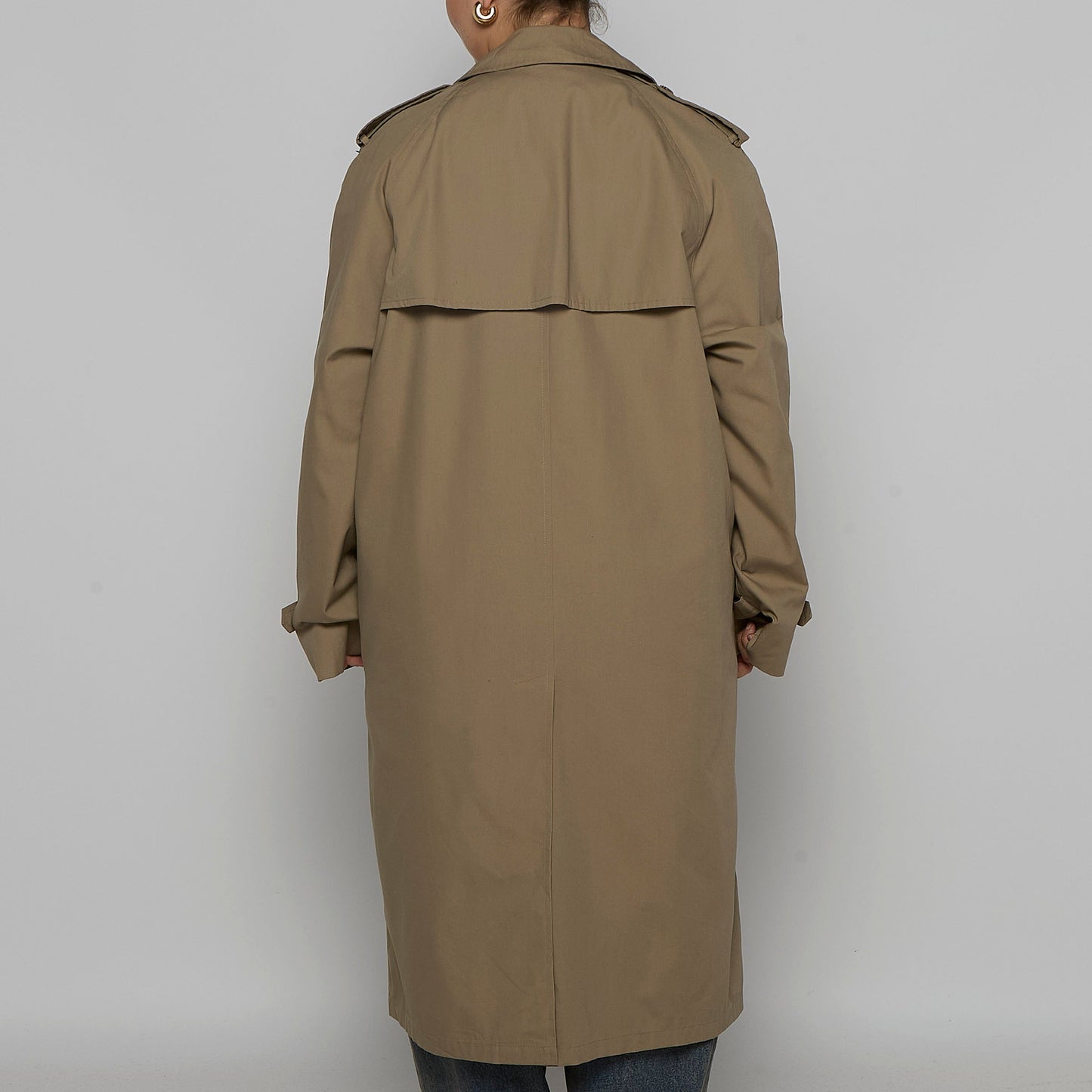 Double Breasted Trench Coat - XL