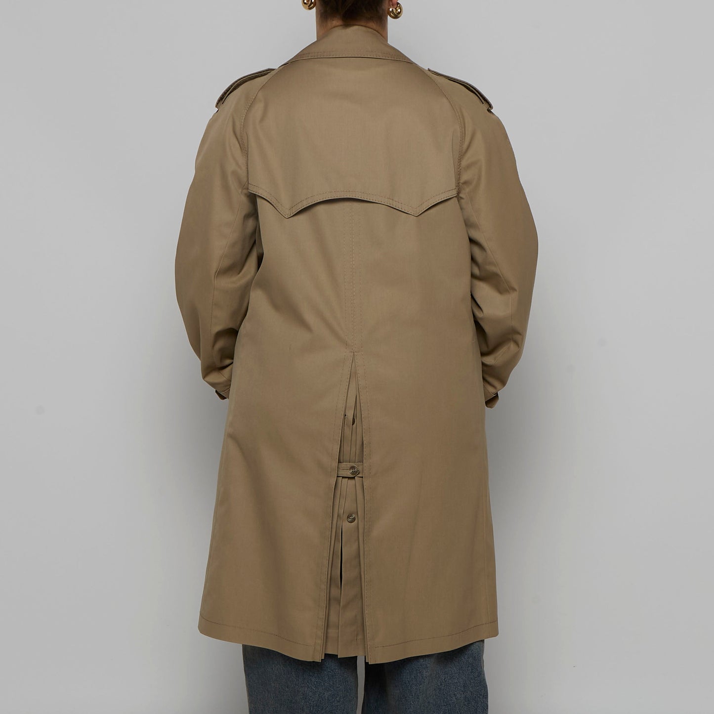 Double Breasted Trench Coat - XL