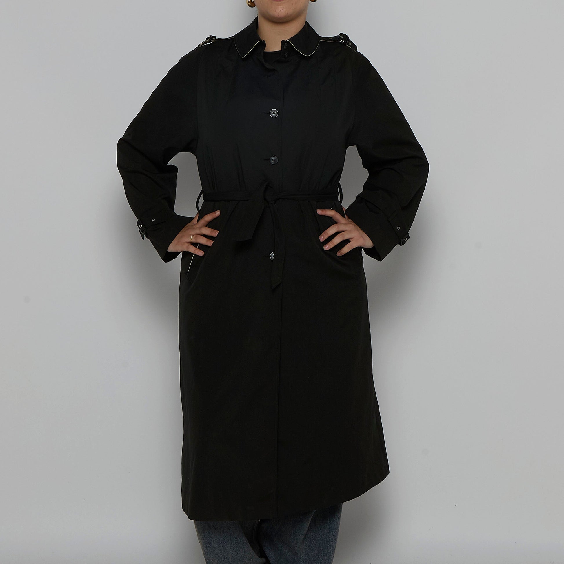 Single Breasted Trench Coat - XL