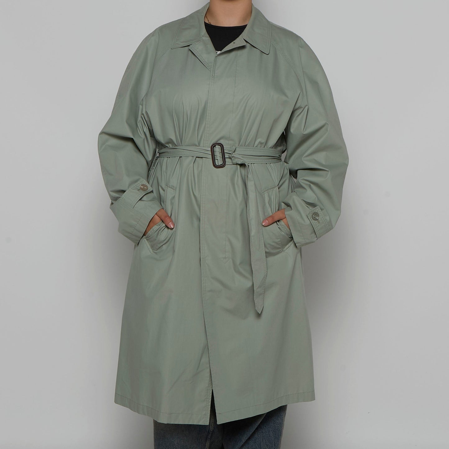 Single Breasted Trench Coat - XL