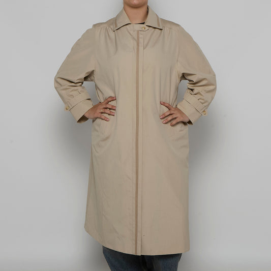 Single Breasted Trench Coat - XXL