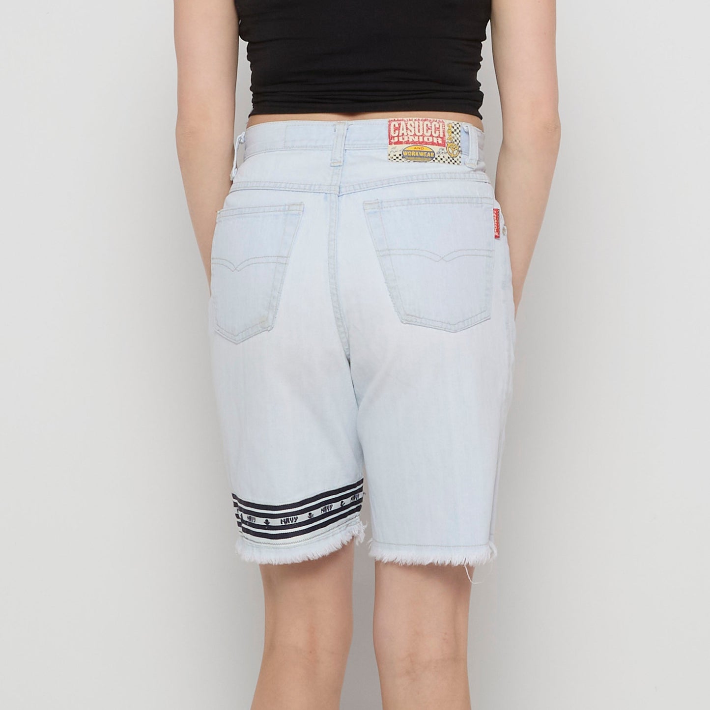 Casucci Long Denim Shorts - UK 4