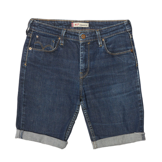 Levis Cuffed Denim Shorts - UK 10