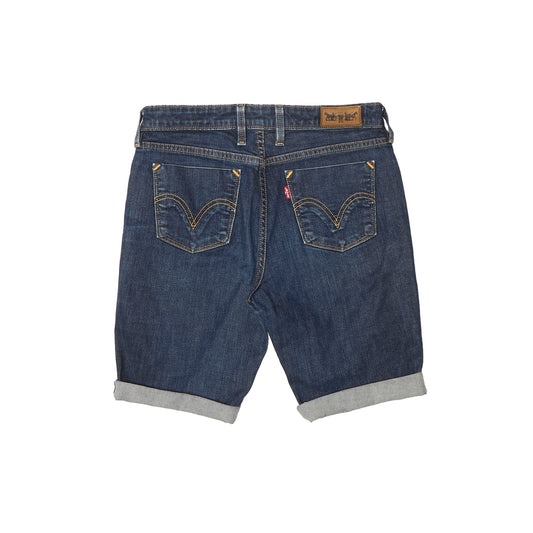 Levi's Cuffed Denim Shorts - UK 10