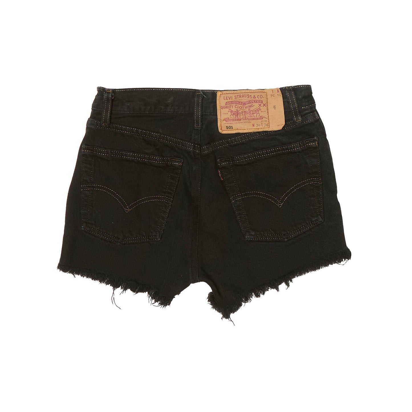 Levis Denim Mini Shorts - UK 12