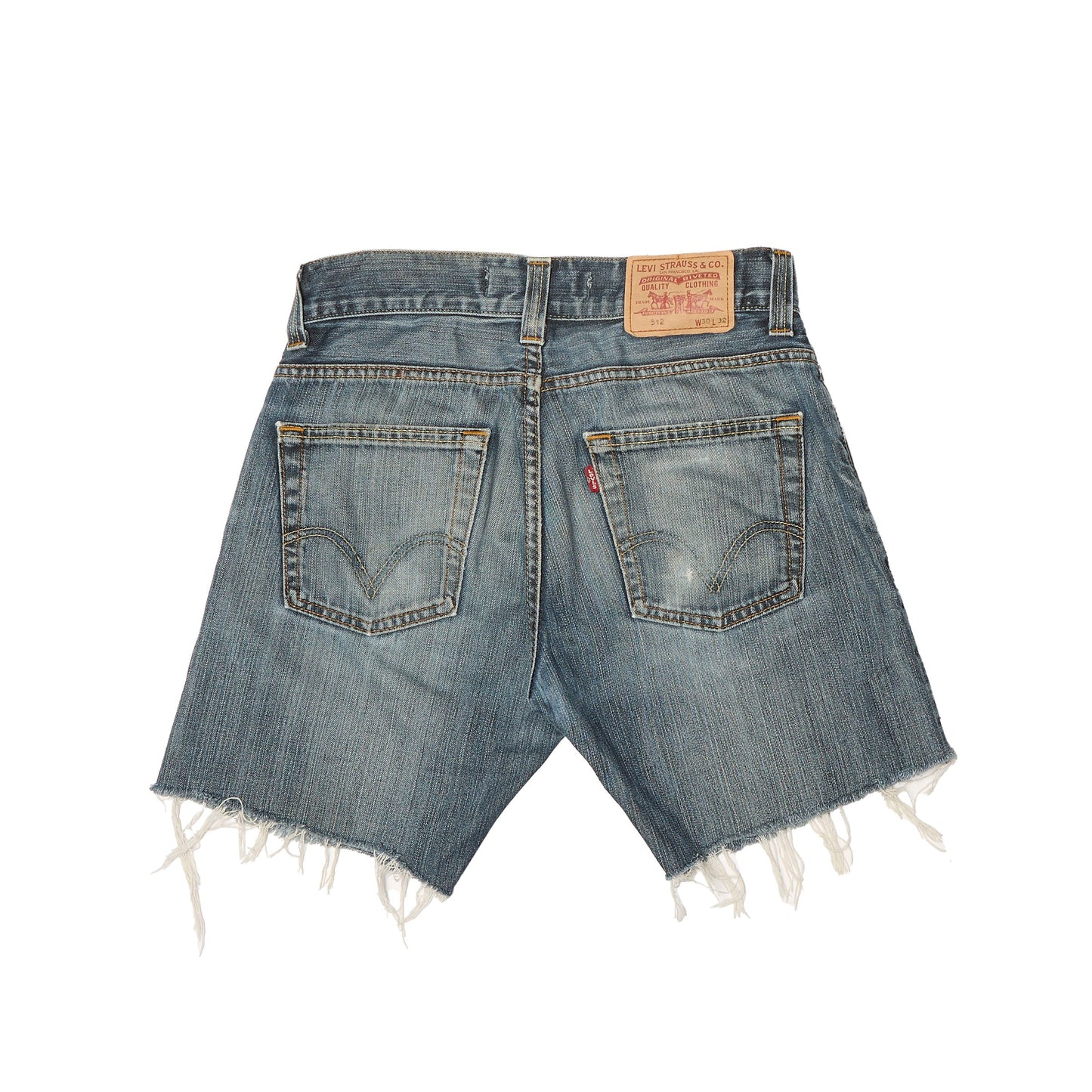 Levis Frayed Denim Jeans - UK 12