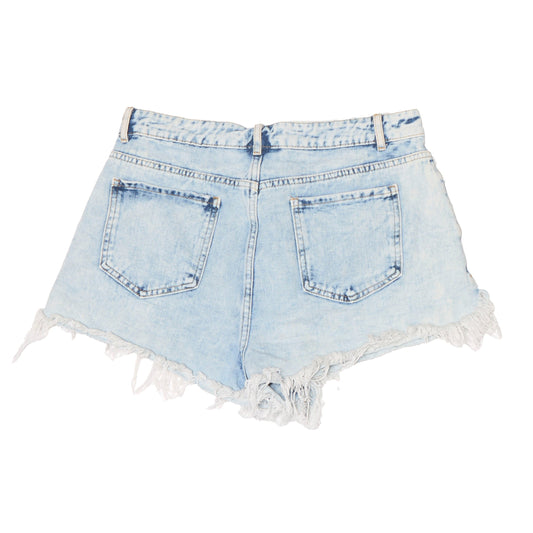 Washed Denim Shorts - UK 12