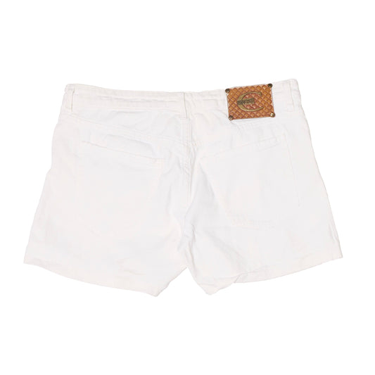 White Denim Shorts - UK 12