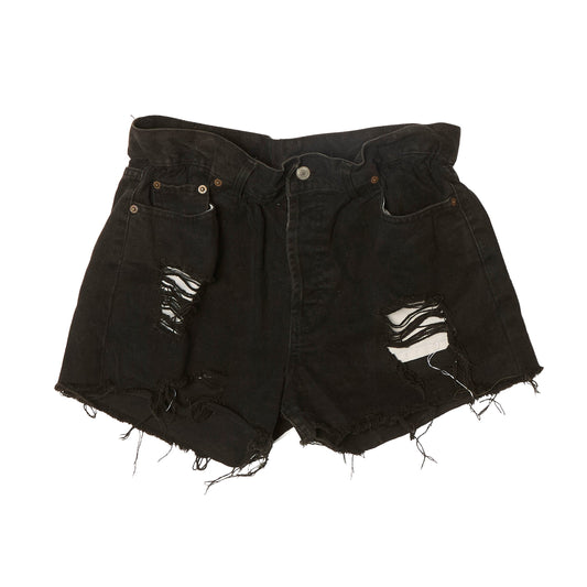 Levis Distressed Denim Shorts - UK 14