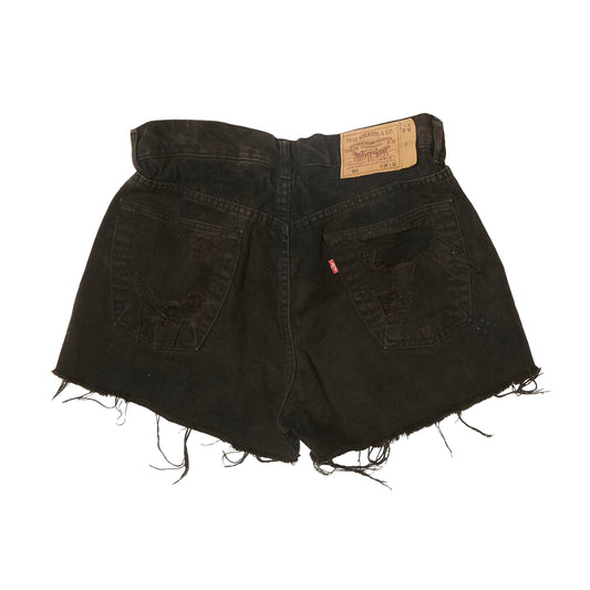 Levis Distressed Denim Shorts - UK 14