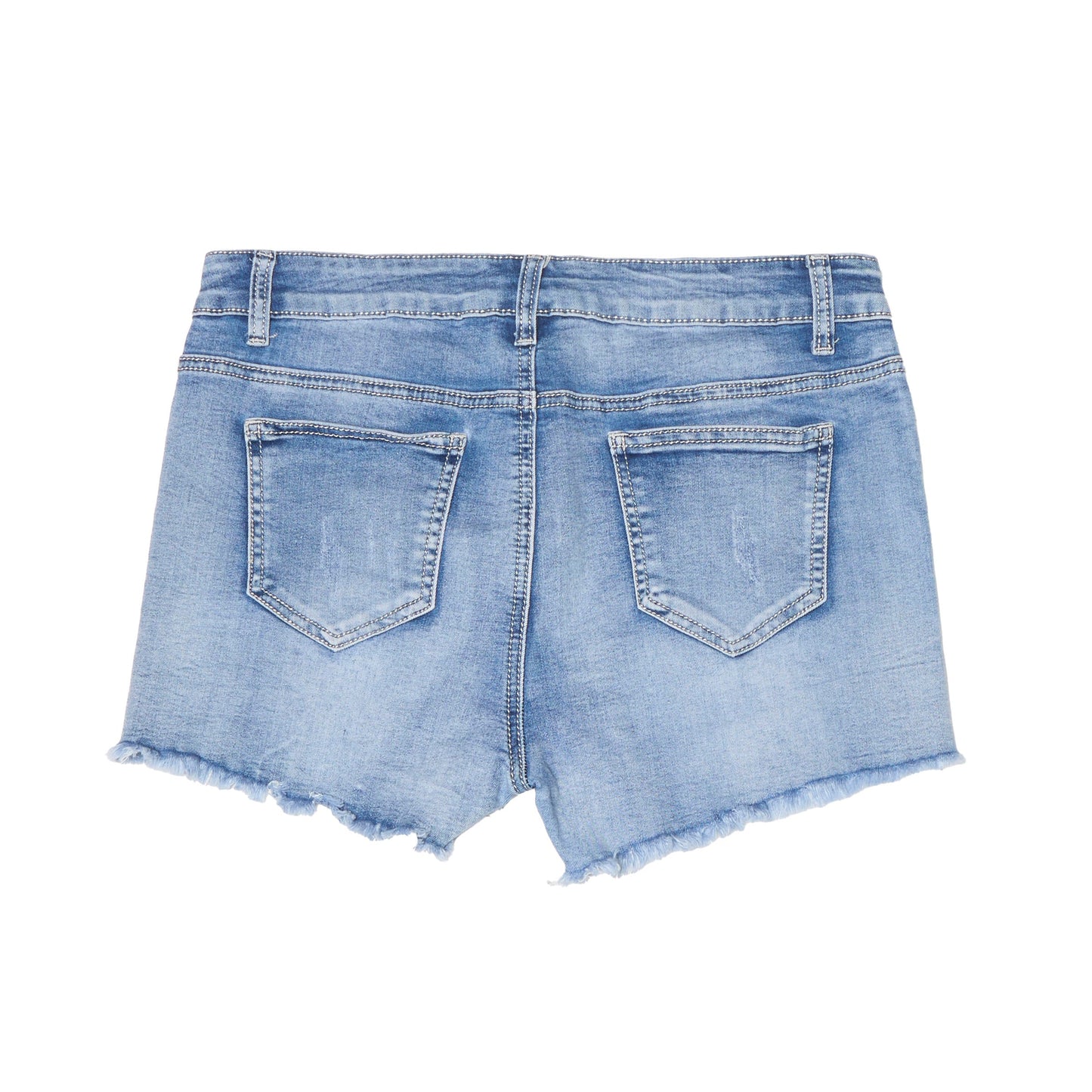 Sequin Denim Shorts - UK 14