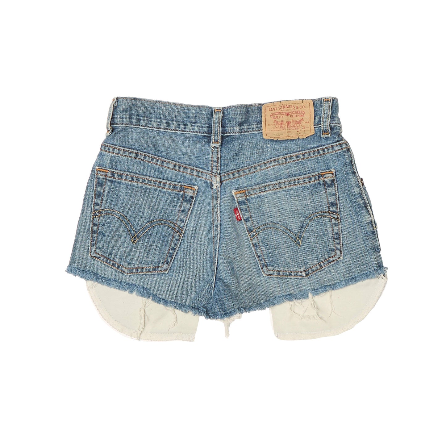 Levis Mini Denim Shorts - UK 04