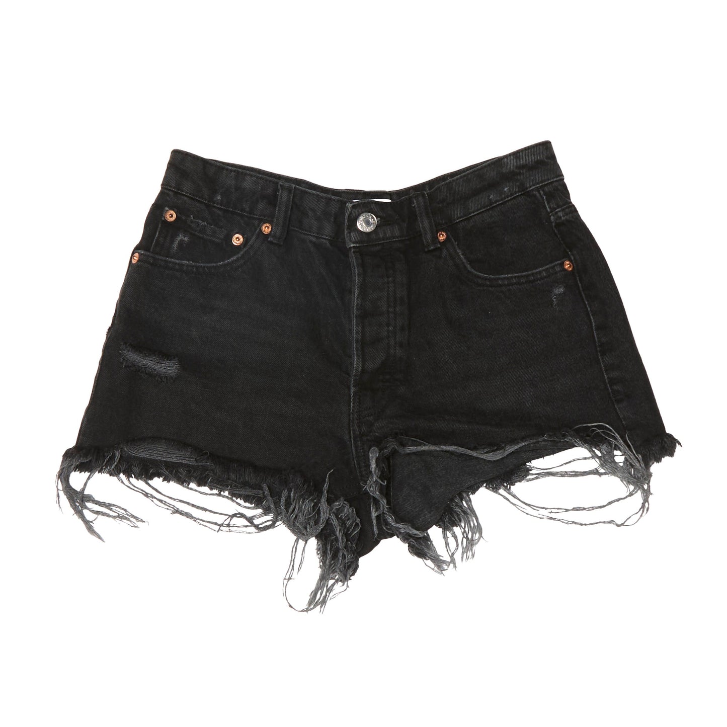 Frayed Mini Shorts - 6