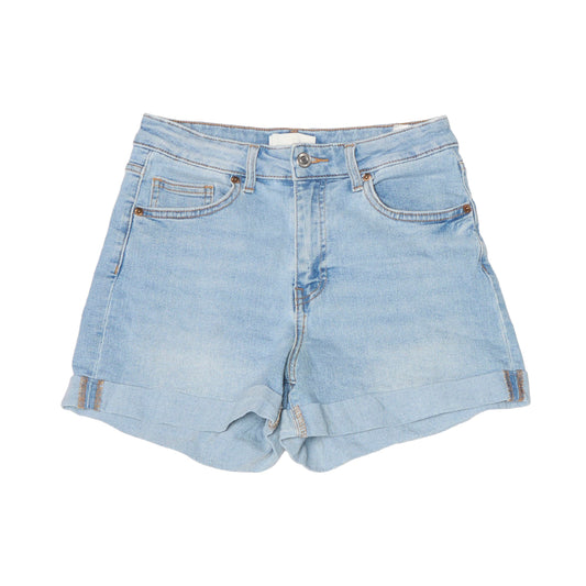 Denim Mid Shorts - 6