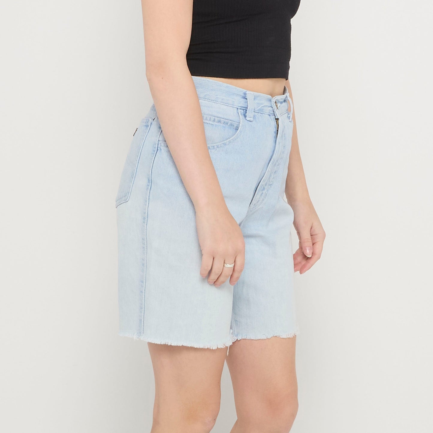 Armani Bleached Denim Shorts - UK 6