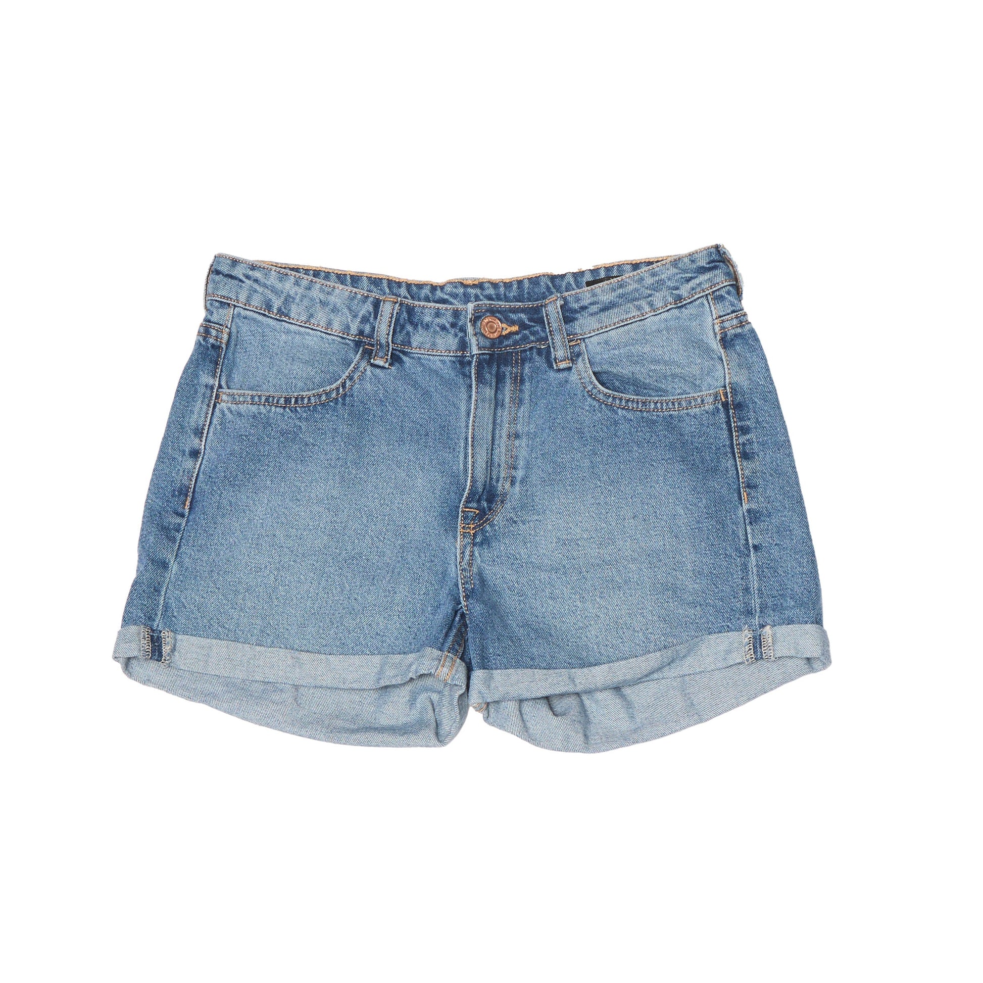 Denim Short Shorts - 6