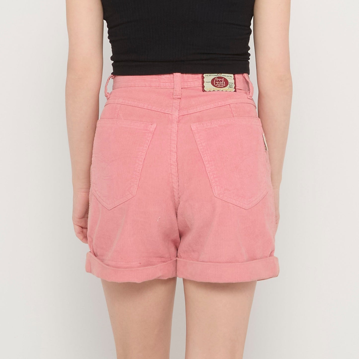 Stefanel Cord Turn Up Shorts - UK 8