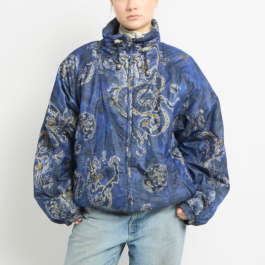 Patterned Ski Jacket - UK 14